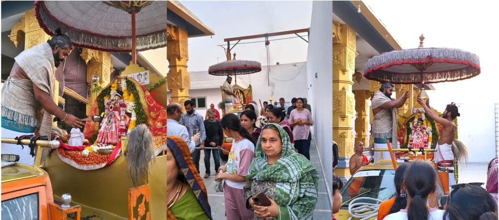 Grand Procession of Mata Godamba Held with Great Fanfare at Tirupati Dham